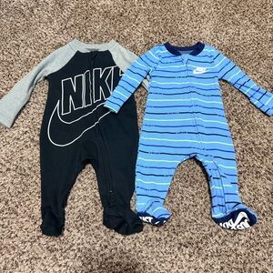 Nike Kids Footies - Black, Gray, and Blue